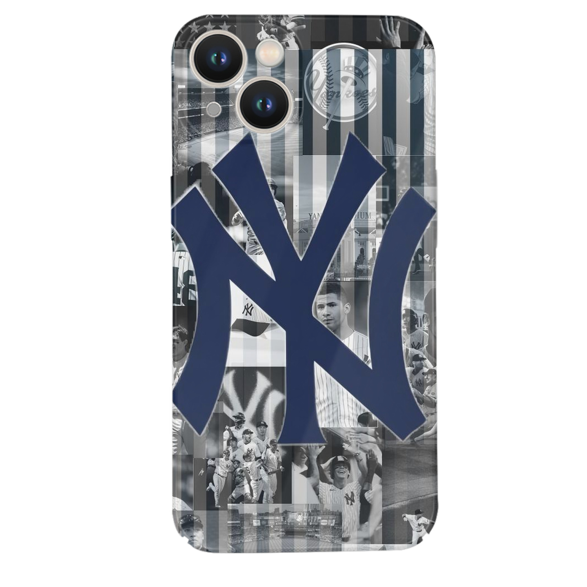 New York Yankees 135 IPhone 14 Series Full-Cover Hard Case – Shockproof With Raised Camera Protection – Precise Cutouts, Wireless Charging Compatible – Durable, Anti-Yellowing, Easy To Clean